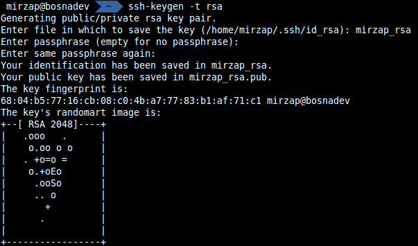 ssh-keygen generate pair key Keys Code  Bosnadev Factory Instead SSH With  Authentication Passwords